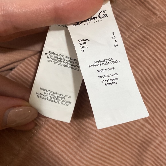 Denim Co. Pink Denim Dress | Size 4 - Picture 6 of 6